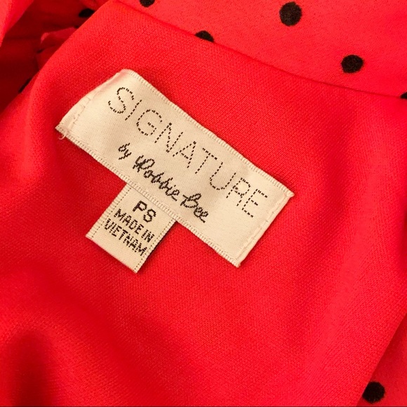 💕💕 Red Polka dot Dress Signature by Robbie Bee - Picture 5 of 8
